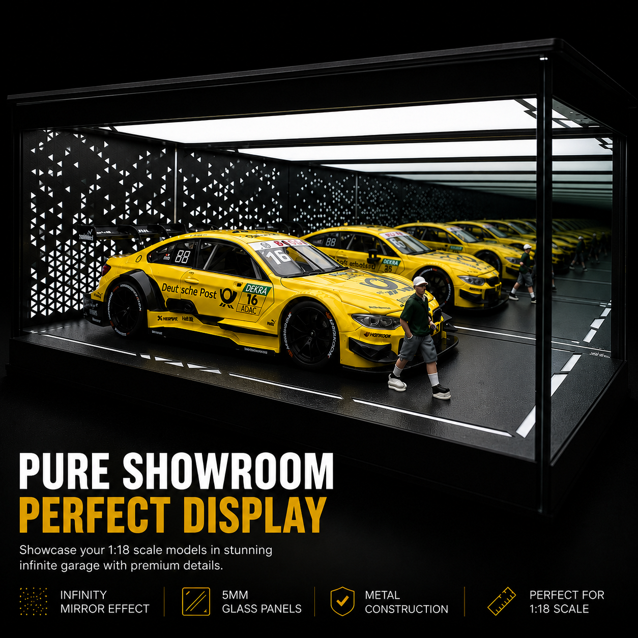 APEX GARAGE Infinite Garage Display Case for 1:18 Scale Models