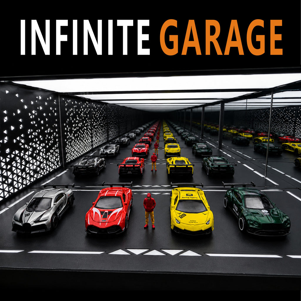APEX GARAGE Infinite Garage Display Case for 1:18 Scale Models